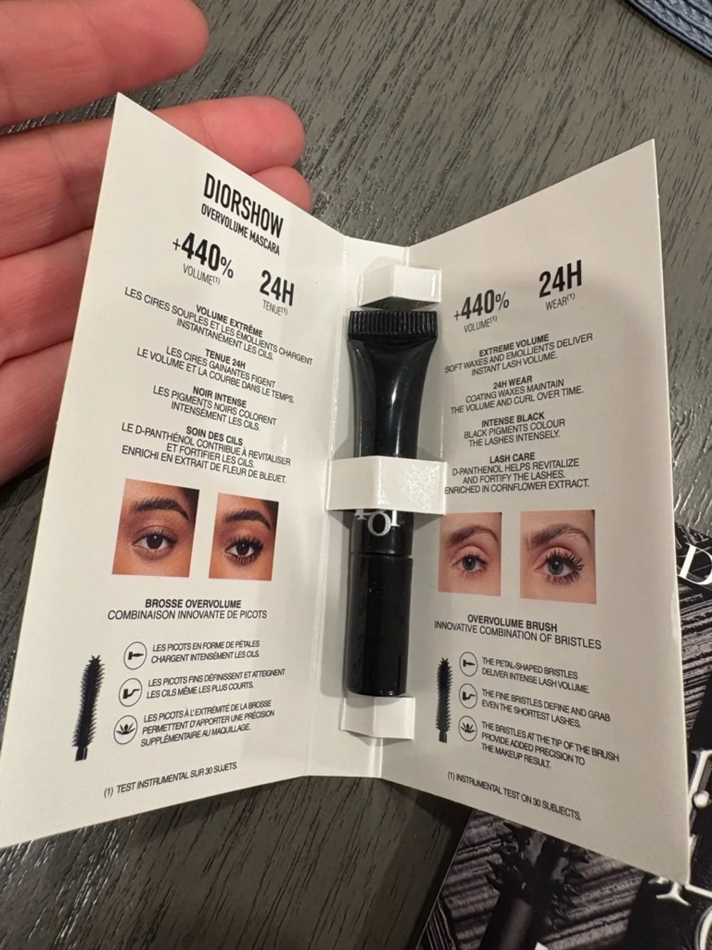 * New bundle of 3 Dior Diorshow Overvolume Mascara Samples